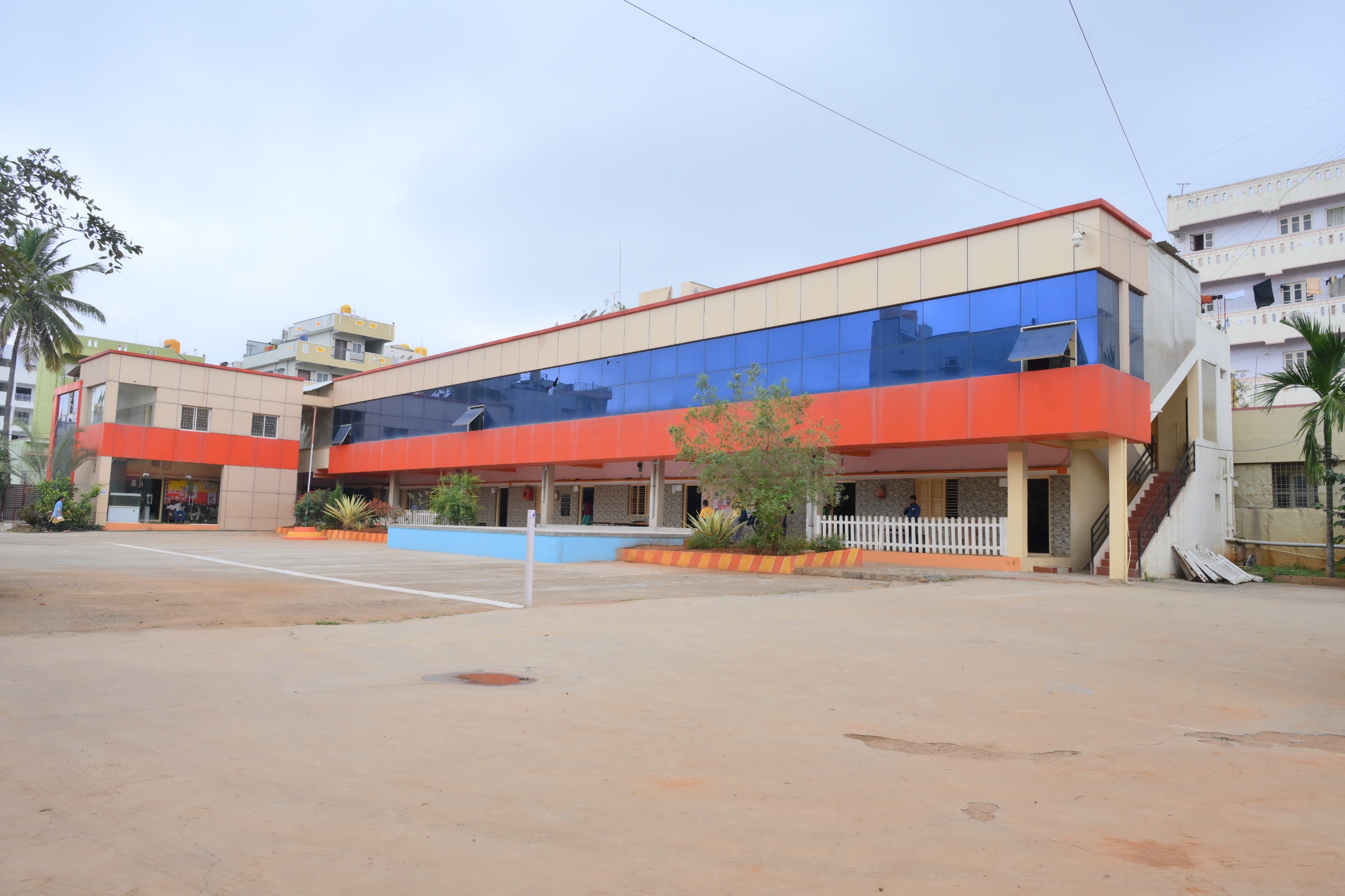 Bloomers Public School campus and students